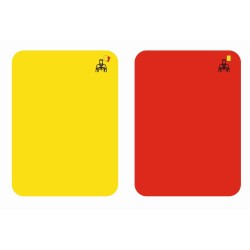 Referee Yellow Red Card