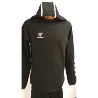 Black Hummel hooded sweatshirt